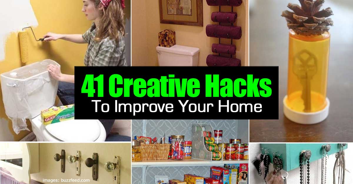 41 Creative Hacks To Improve Your Home