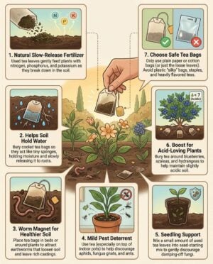 What Happens When You Bury Tea Bags in Soil? Your Plants Will Thank You!