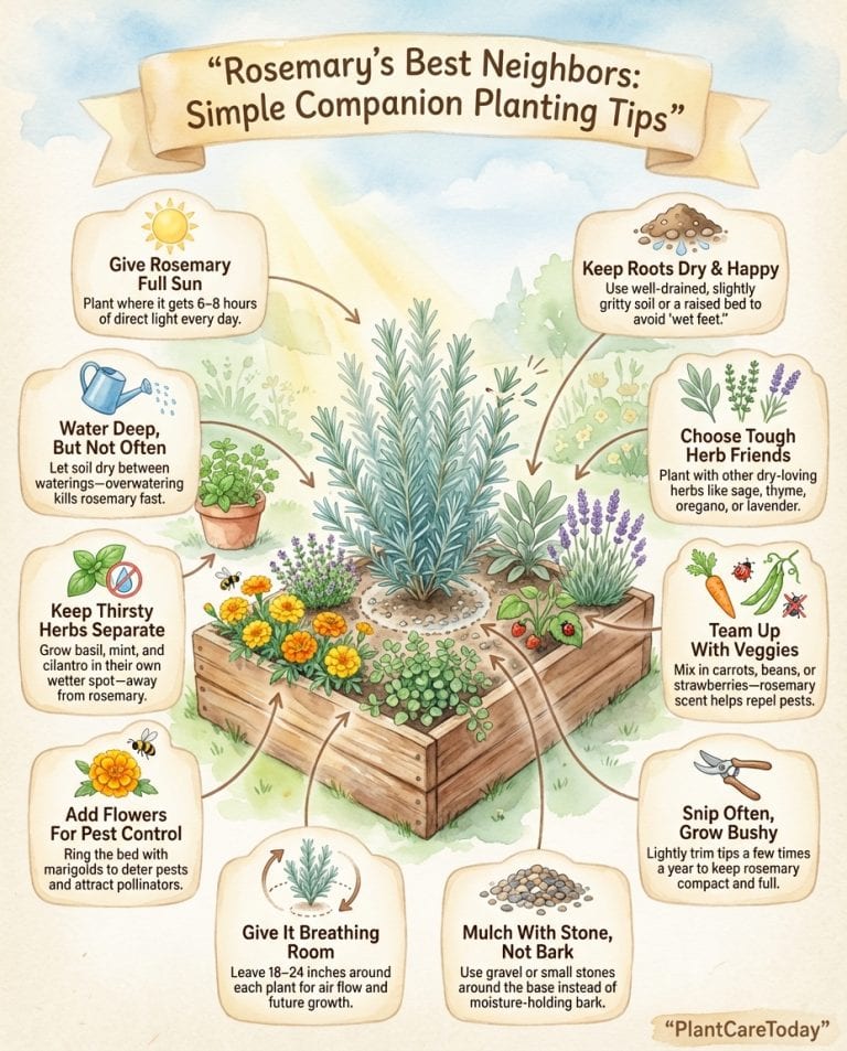Companion Plants For Rosemary