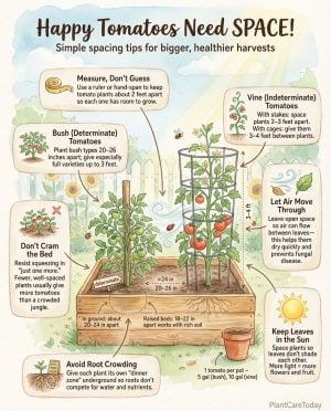 Stop Crowding Your Tomatoes! The Shocking Space Secret for 2X Harvests