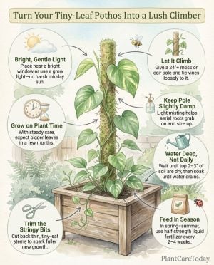 Tiny Leaves? BIG Mistake! Transform Your Pothos into a Showstopper