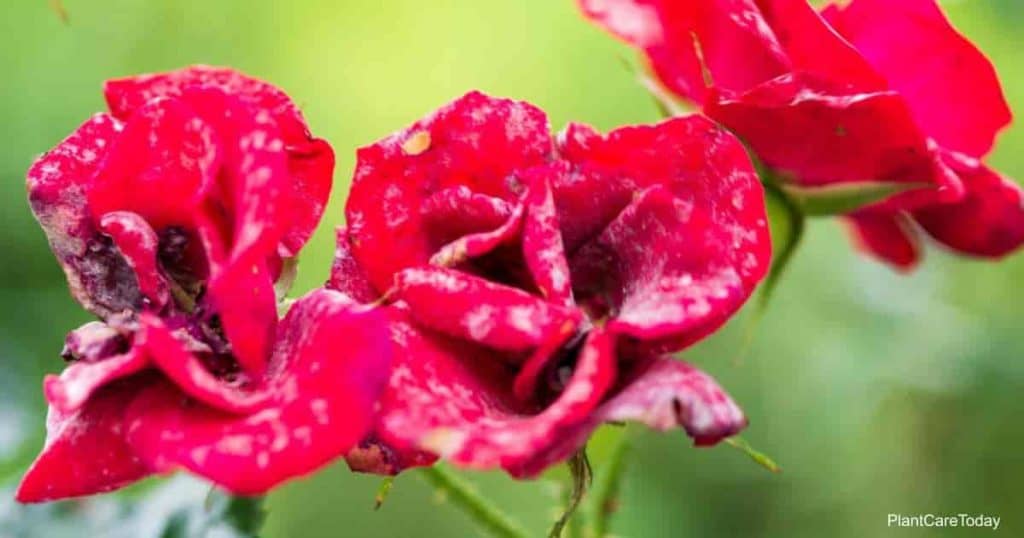 powdery mildew on knockout roses