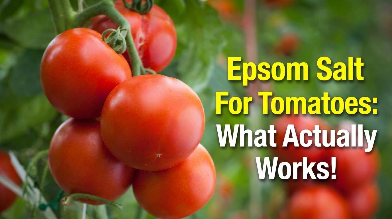 Using Epsom salt on tomatoes - what actually works?