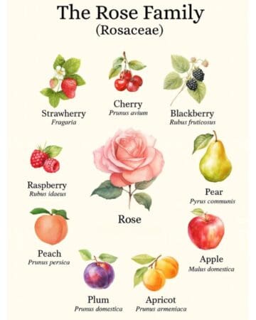 a collection of fruits in the rose family (Rosaceae)