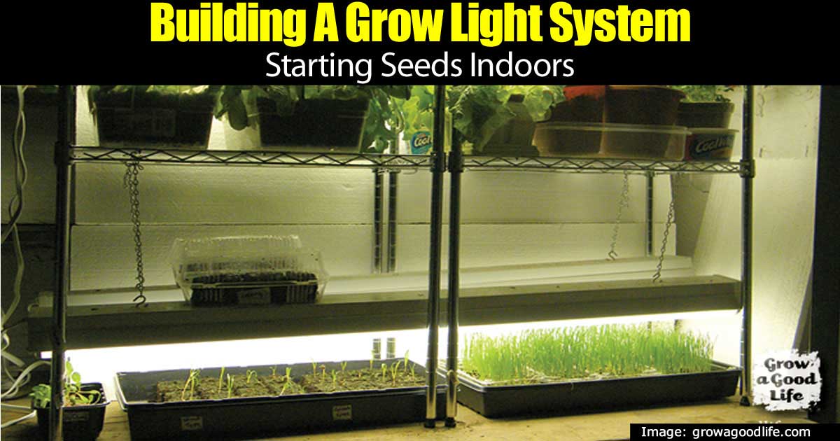 DIY indoor grow lights system