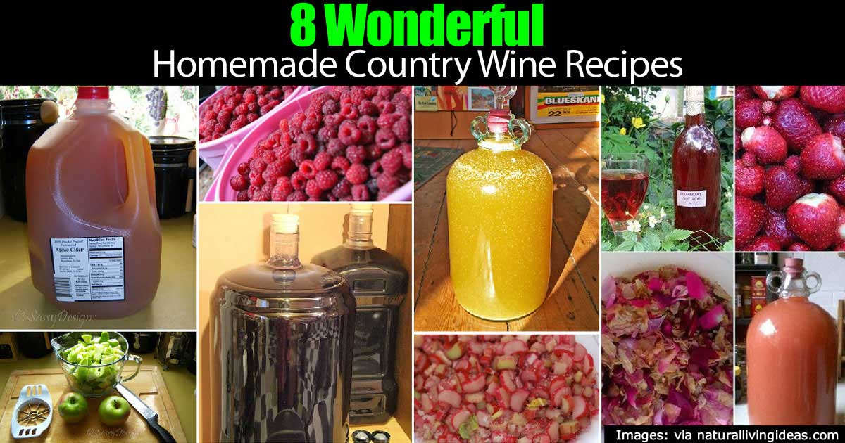 8 Delicious Homemade Country Wine Recipes