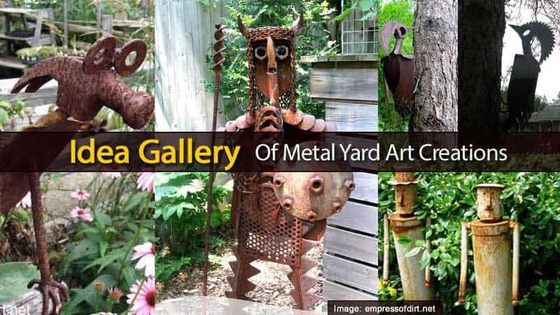 Idea Gallery Of Metal Yard Art Creations