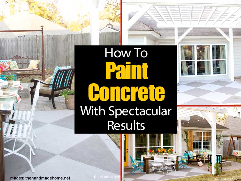 Painting A Concrete Patio With Spectacular Results