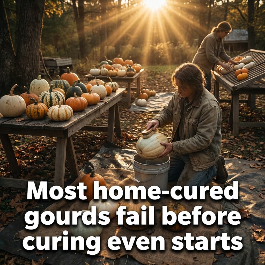 How Are Ornamental and Hard-Shell Gourds Cured So They Last?