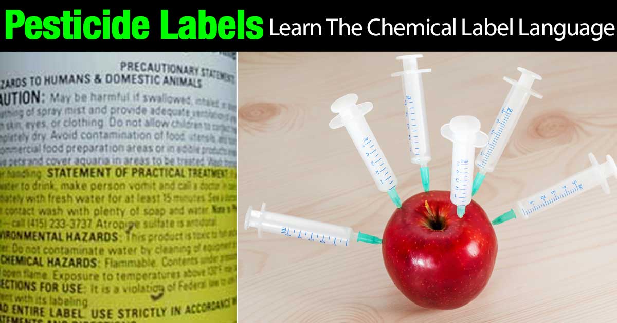 Pesticide Labels – Learn The Chemical Label Language