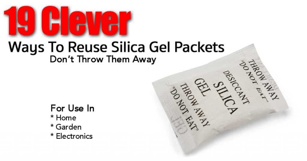 19 Clever Tips For Reusing Silica Gel Packets
