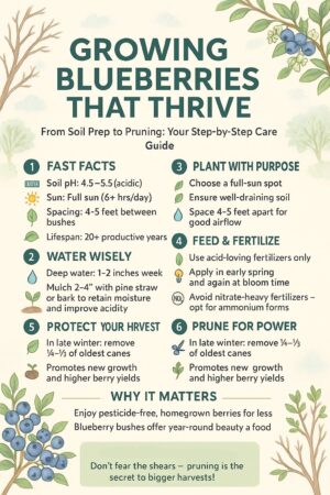 Blueberry Growing Secrets: 8 Steps the Garden Pros Don't Share